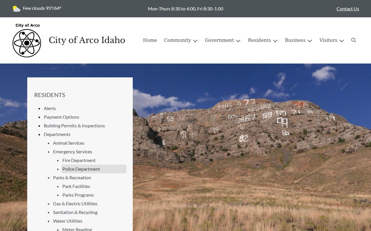 Arco criminal history police service source