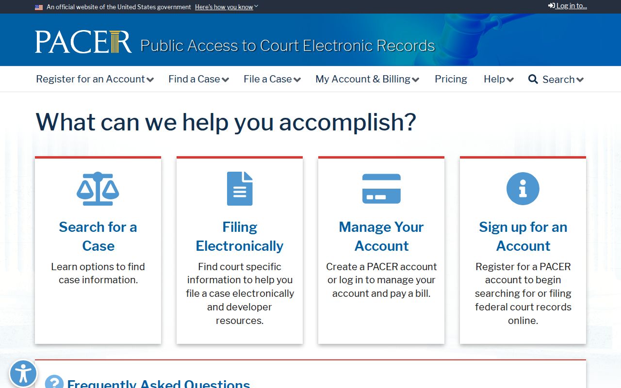 Butte County federal criminal records search through PACER
